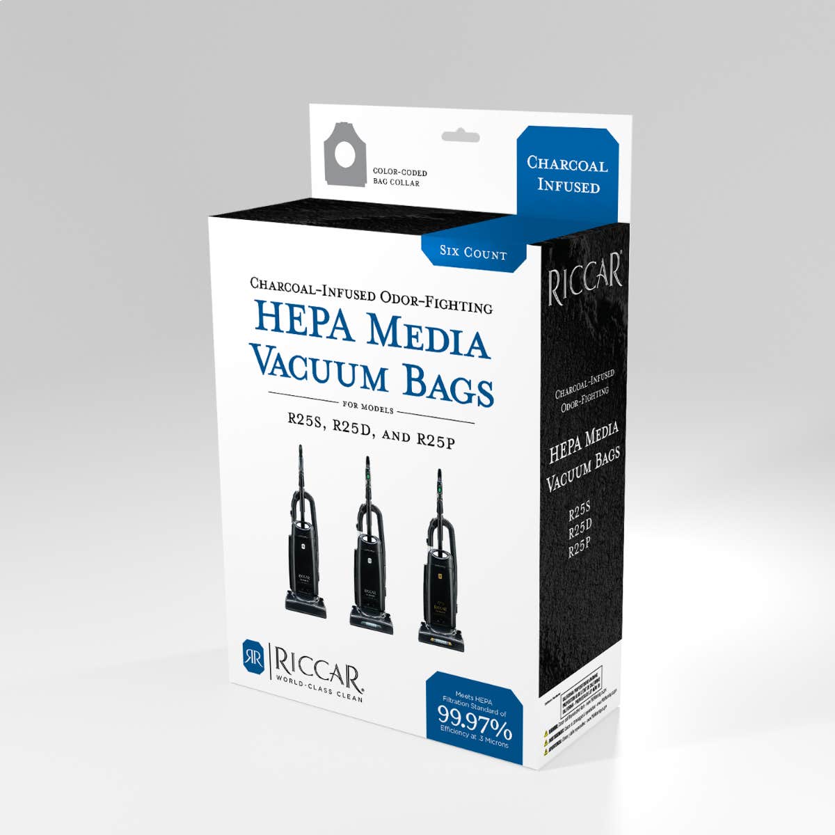 HEPA Media Bags for Wonder Models SCH-6, 6 Pack
